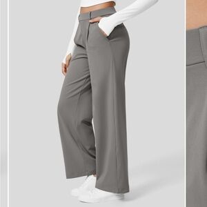 HALARA | Pants & Jumpsuits | Halara High Waisted Straight Leg Grey Work